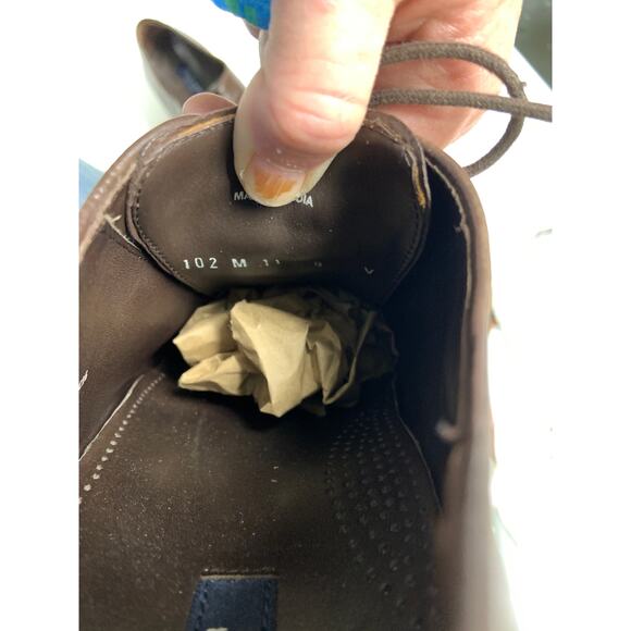 Cole Haan Chestnut Brown Leather Lace Up Shoes Size 11 - Picture 5 of 5